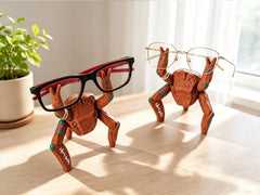 Rocky Figurine Sci Fi Desk Decor, 3D Printed Glasses/Pencil Holder