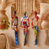 Abstract Sculpture Set, Modern Figurines, Desk Shelf Decor