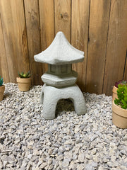 1pc pagoda, Concrete indoor/ outdoor statue, zen garden, spiritual statue