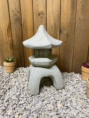 1pc pagoda, Concrete indoor/ outdoor statue, zen garden, spiritual statue