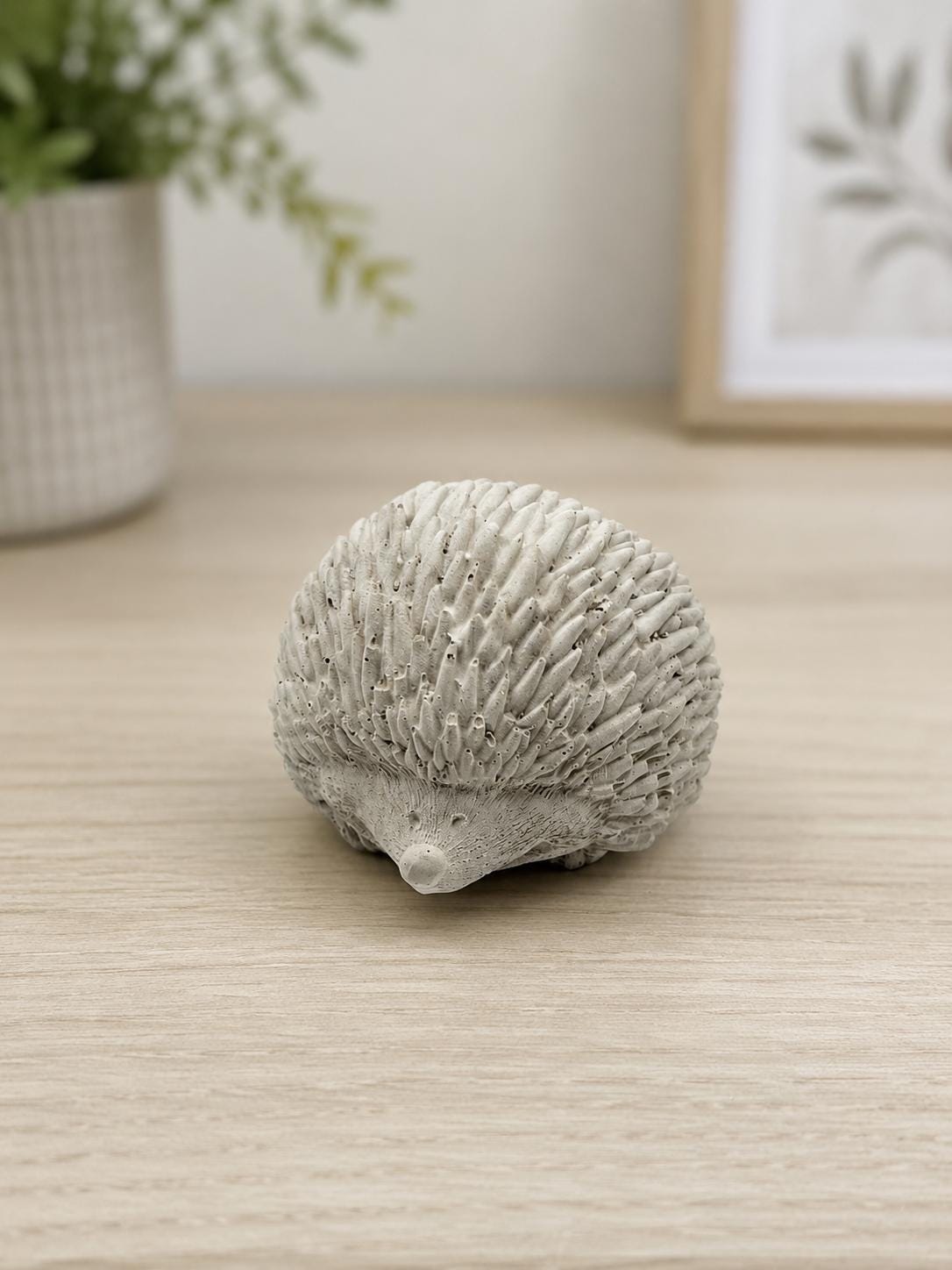 Hedgehog Family | Handcrafted Concrete Garden Statues | Set of 3