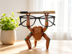 Rocky Figurine Sci Fi Desk Decor, 3D Printed Glasses/Pencil Holder