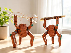 Rocky Figurine Sci Fi Desk Decor, 3D Printed Glasses/Pencil Holder